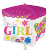 Folien-Ballon Bubbles "Baby Girl"