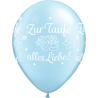 Zur Taufe alles Liebe 28 cm ø Qualatex