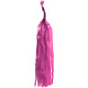 Girlande Tassel Pompons 30 cm fuchsia