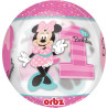 Folien-Ballon Minnie1ST Birthday