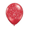 Swirl Herz   28 cm ø Latexballon