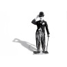 Charlie Chaplin mit Blume Blech-Spielware