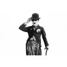 Charlie Chaplin mit Blume Blech-Spielware