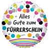 Alles Gute zum Führerschein Folienballon