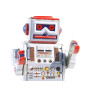 Leader Roboter, 10cm, silber/rot