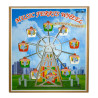 Riesenrad mit Gondeln und Musik "An der schönen blauen Donau"  Blech-Spielware